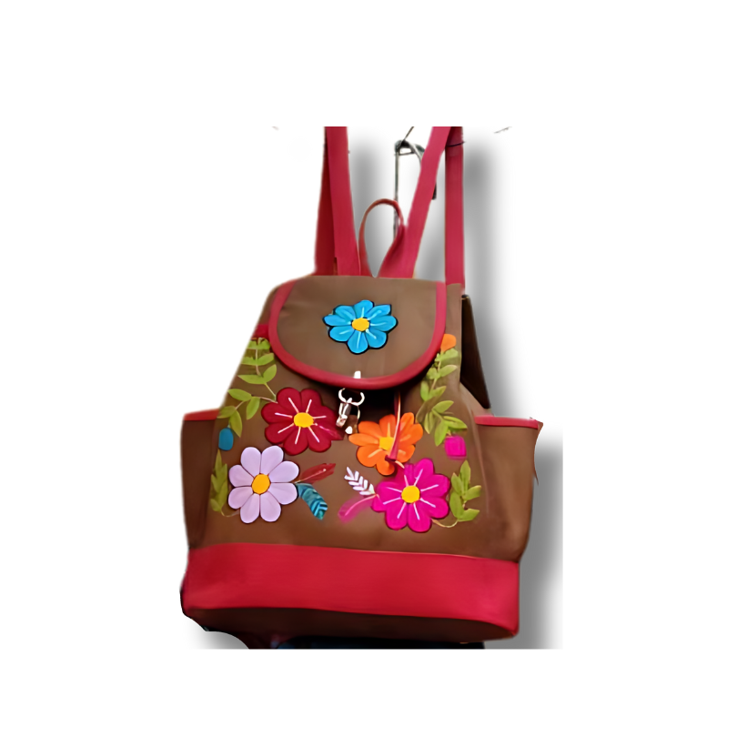 Mochila con Flores Primaverales